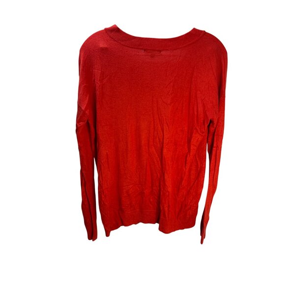 Gap Womens Red‎ V-Neck Sweater XS - Picture 5 of 6